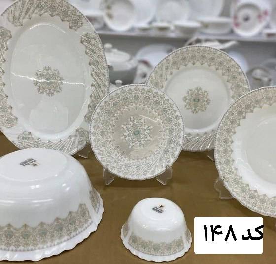 سرویس غذاخوری ۶نفره آرکوپال ۲۸ پارچه کد ۱۴۸